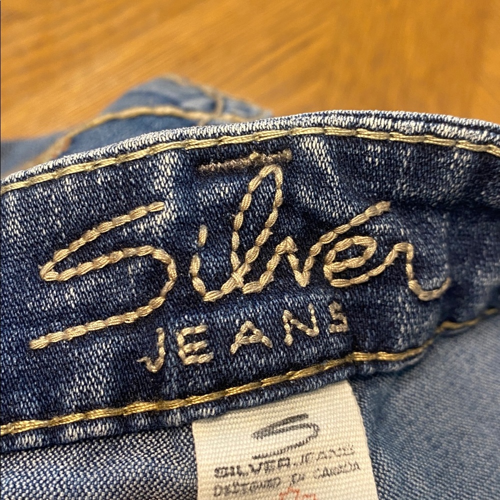 EUC SILVER JEANS Suki Ankle Capri Crop 16 - Picture 9 of 9
